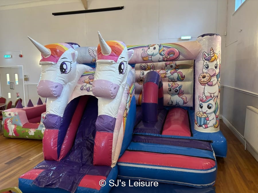 Indoor Unicorn Activity Combo Inflatable Fun Product Hire in