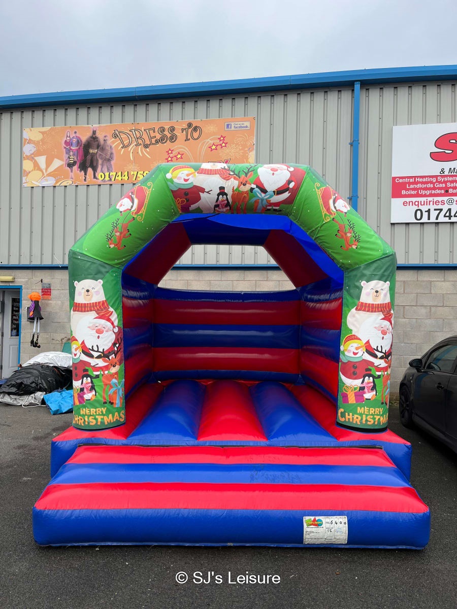 Santa & Friends Bouncy Castle Best Inflatable & Fun Product Hire