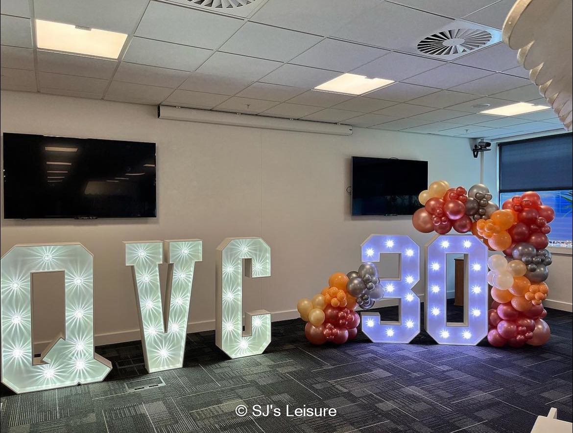 QVC 30th Birthday Celebrations Best Inflatable & Fun Product Hire