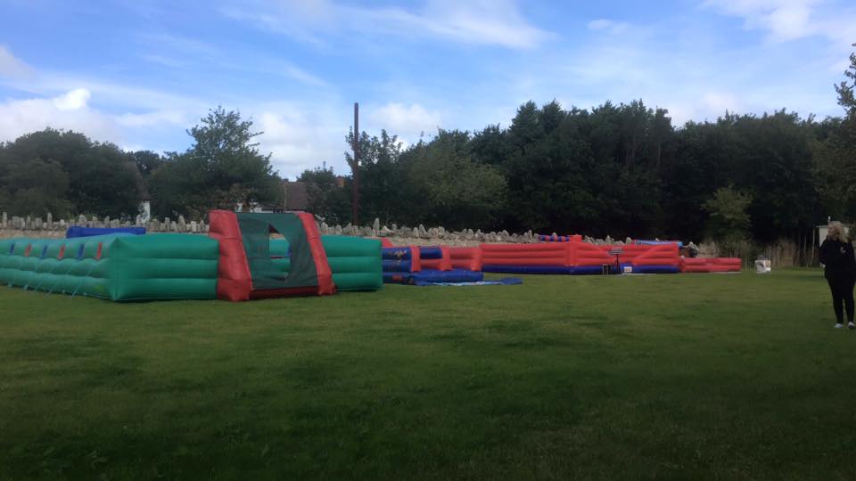 This image shows one of SJ's Leisure large inflatable fun days