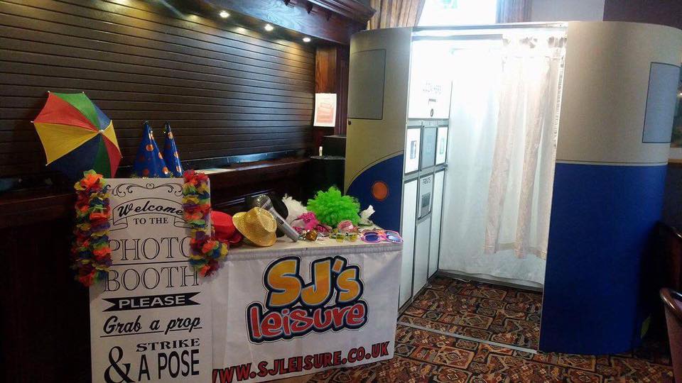 An SJ's Leisure photobooth on hire for a celebration in Widnes.