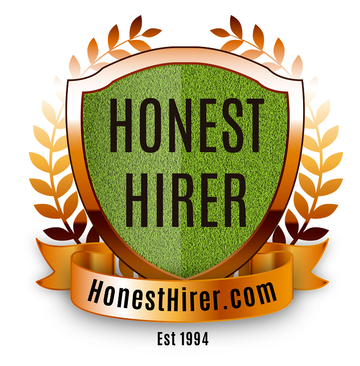 The Honest Hirers association crest.