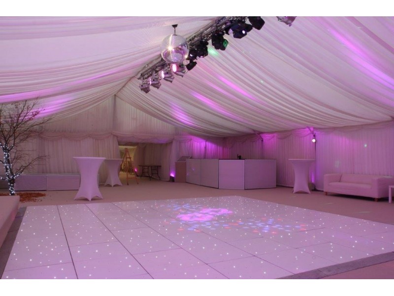 Led dance floor available in a variety of sizes for events in the North-West