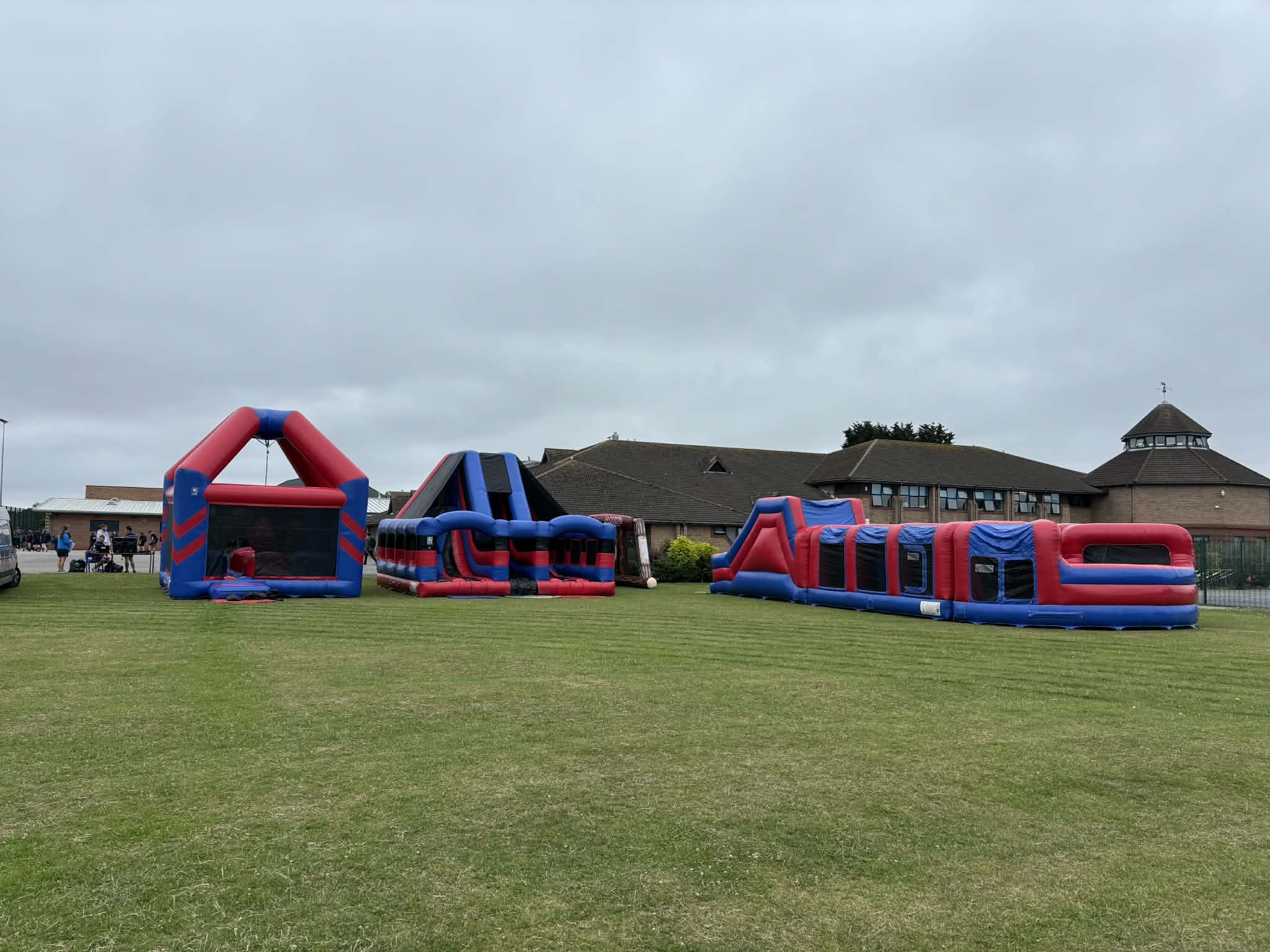 School fun day event at a secondary school in Crosby, Liverpool